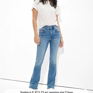 #2 American Eagle Outfitters Size 10 Artist Stretch Distressed Denim Jeans